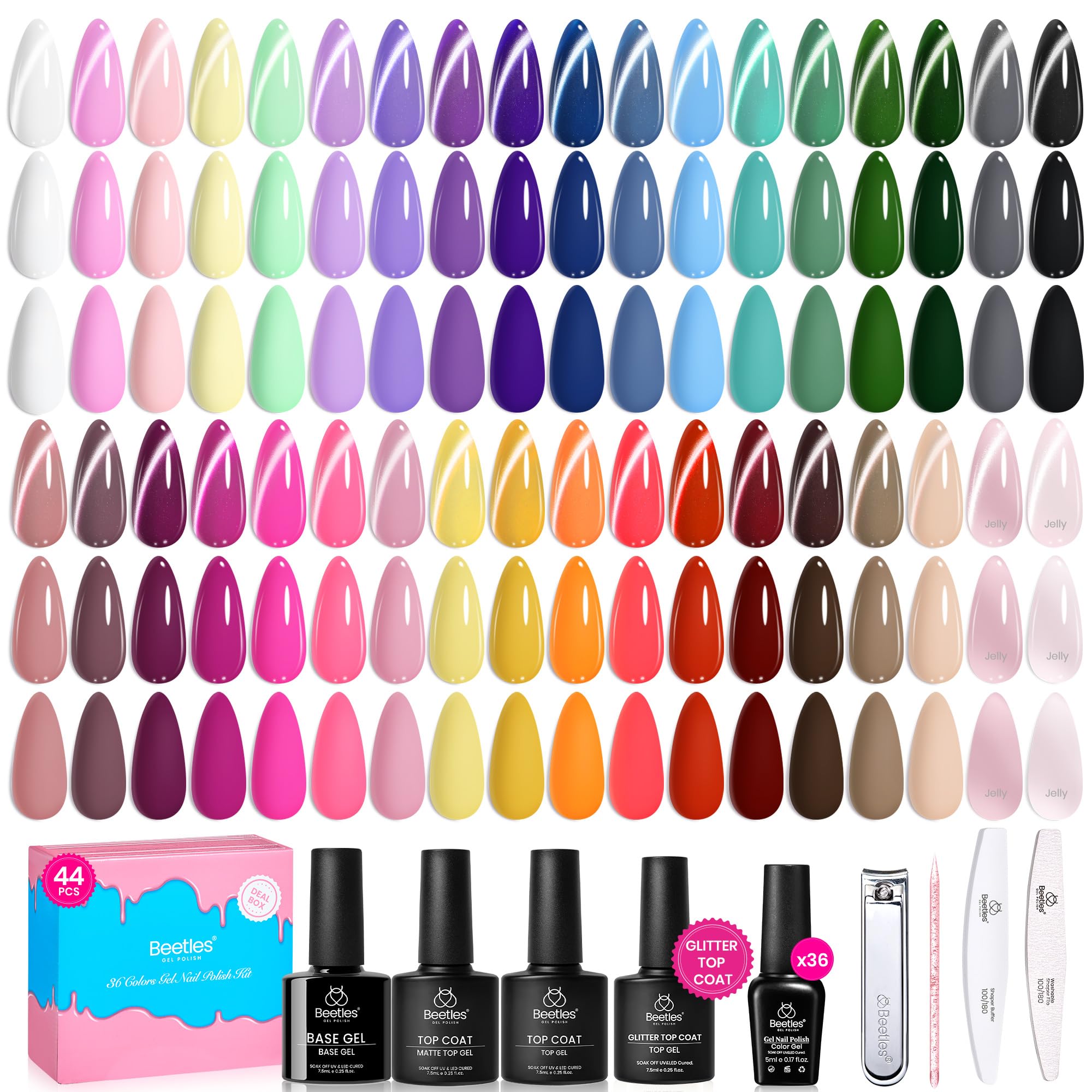 Beetles Deal Box Harmony Palette 36 Colors Gel Polish Set