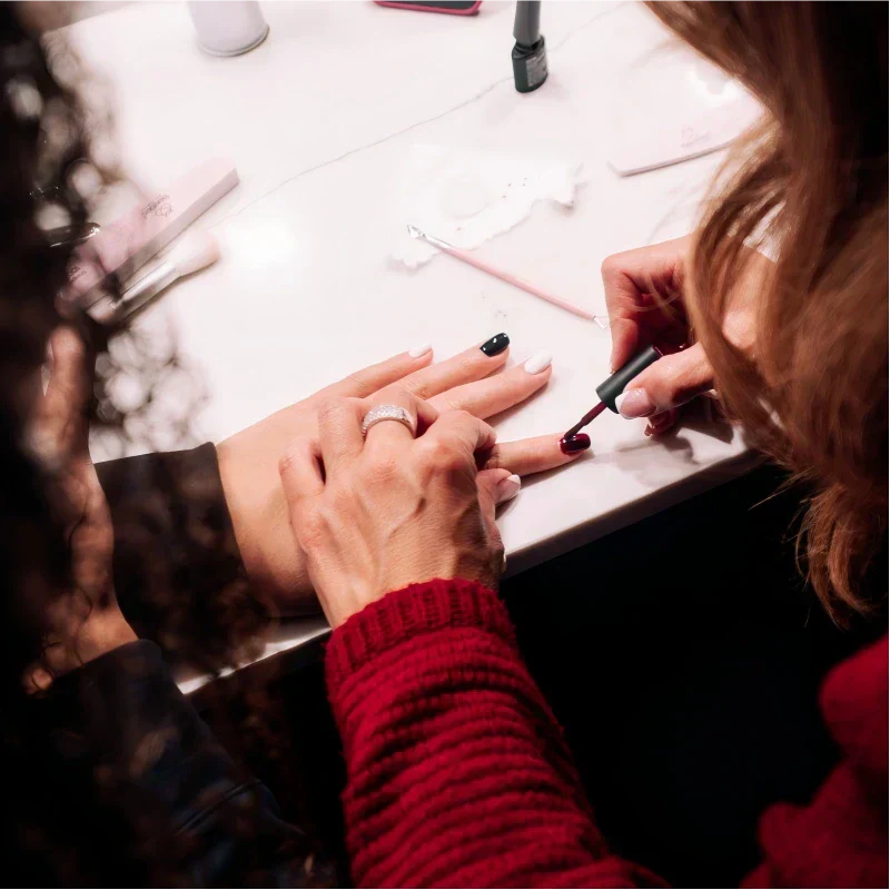 Jerzy Robinson wearing Beetles Gel Polish