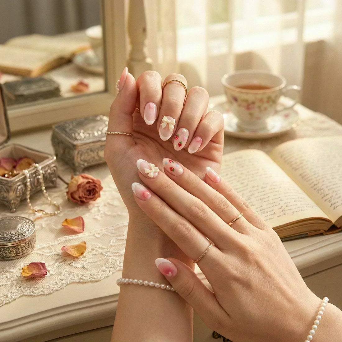 Beetles Gel Polish Coquette Nails