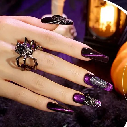 Get Halloween Nail Ideas with Beetles