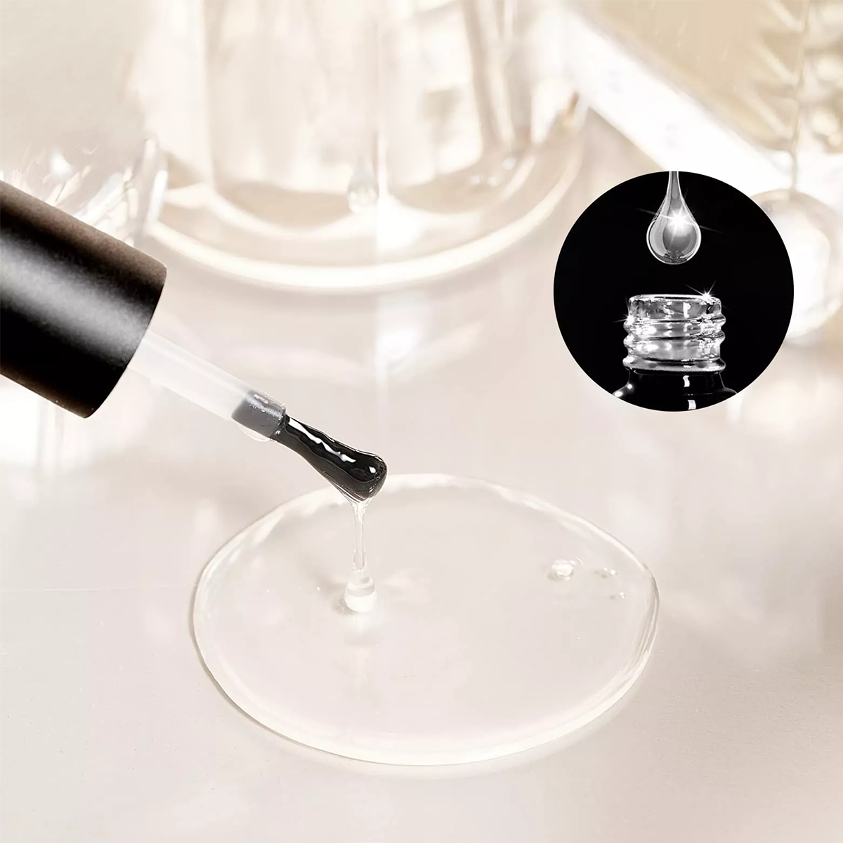 Nail art liquid and glue gel - Super Strong & Toxin Free Ingredients