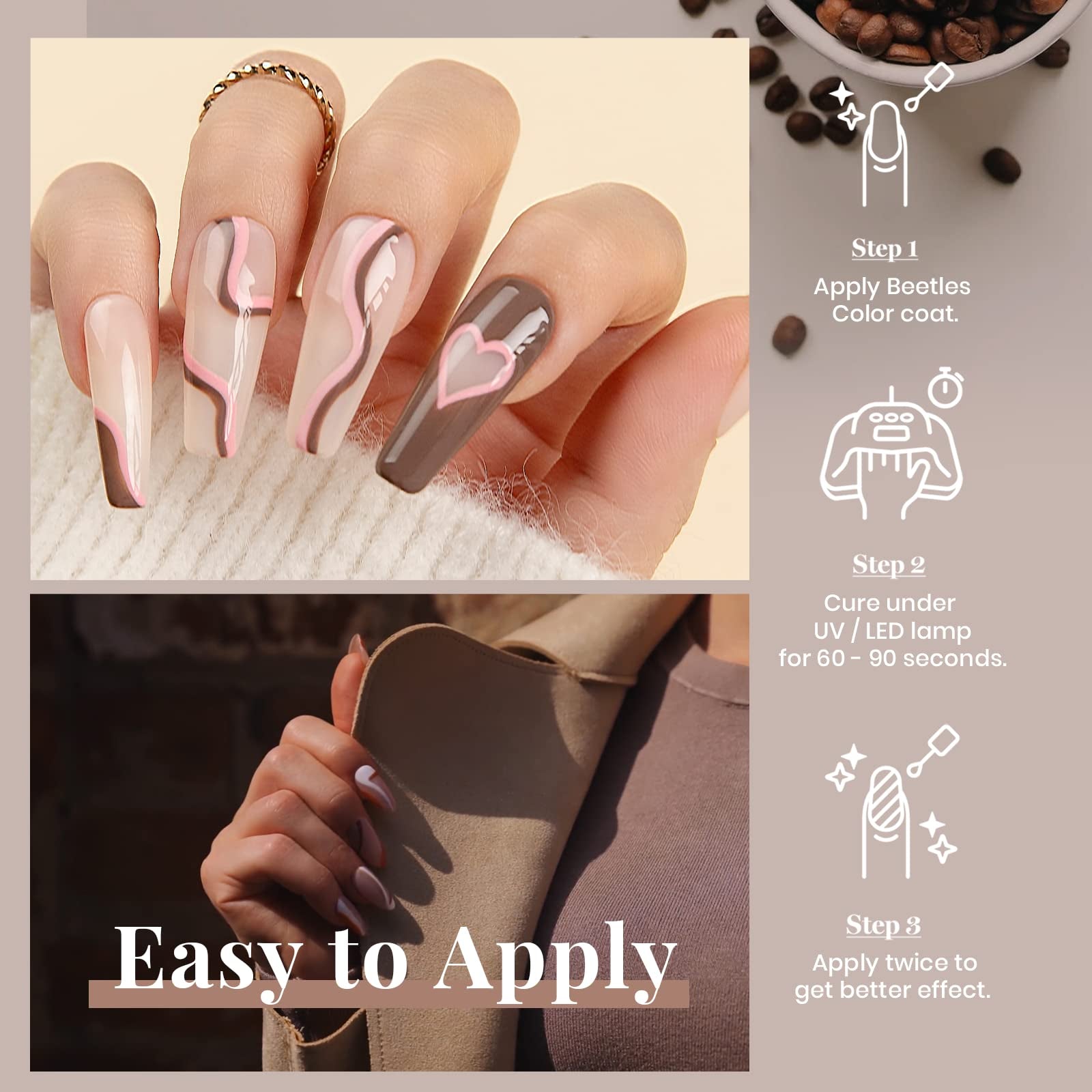 Gray Brown #b277 | 15ml Gel Polish