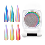 Beetles Stay Shining Holographic Effect Chrome Nail Powder Set