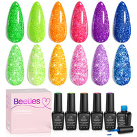 Neon Carnival | 6 Colors Gel Polish Set Spring Nails