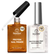 Beetles Stay Shining Protein Nail Prep Dehydrator and Primer HEMA Free & TPO Free 2Pcs Set 15ml