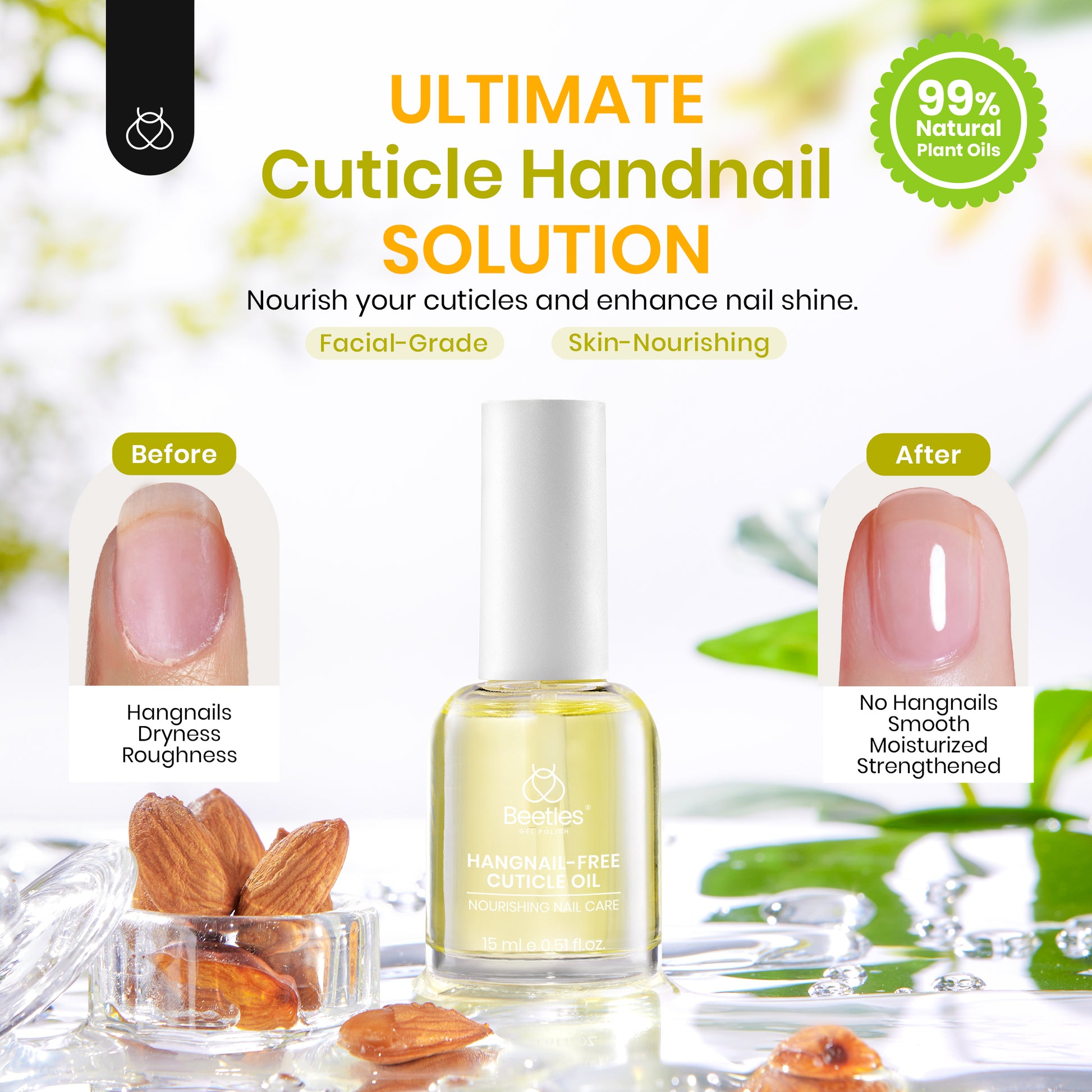 Cuticle Oil Care for Damaged Cuticles l 1 PCS 15ml