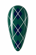Apply a layer of glossy top coat and cure for 60–90 seconds.