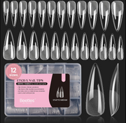 Beetles 12 Sizes Gel Nail Tips  Medium Stiletto  Gel Nail Tips 288Pcs