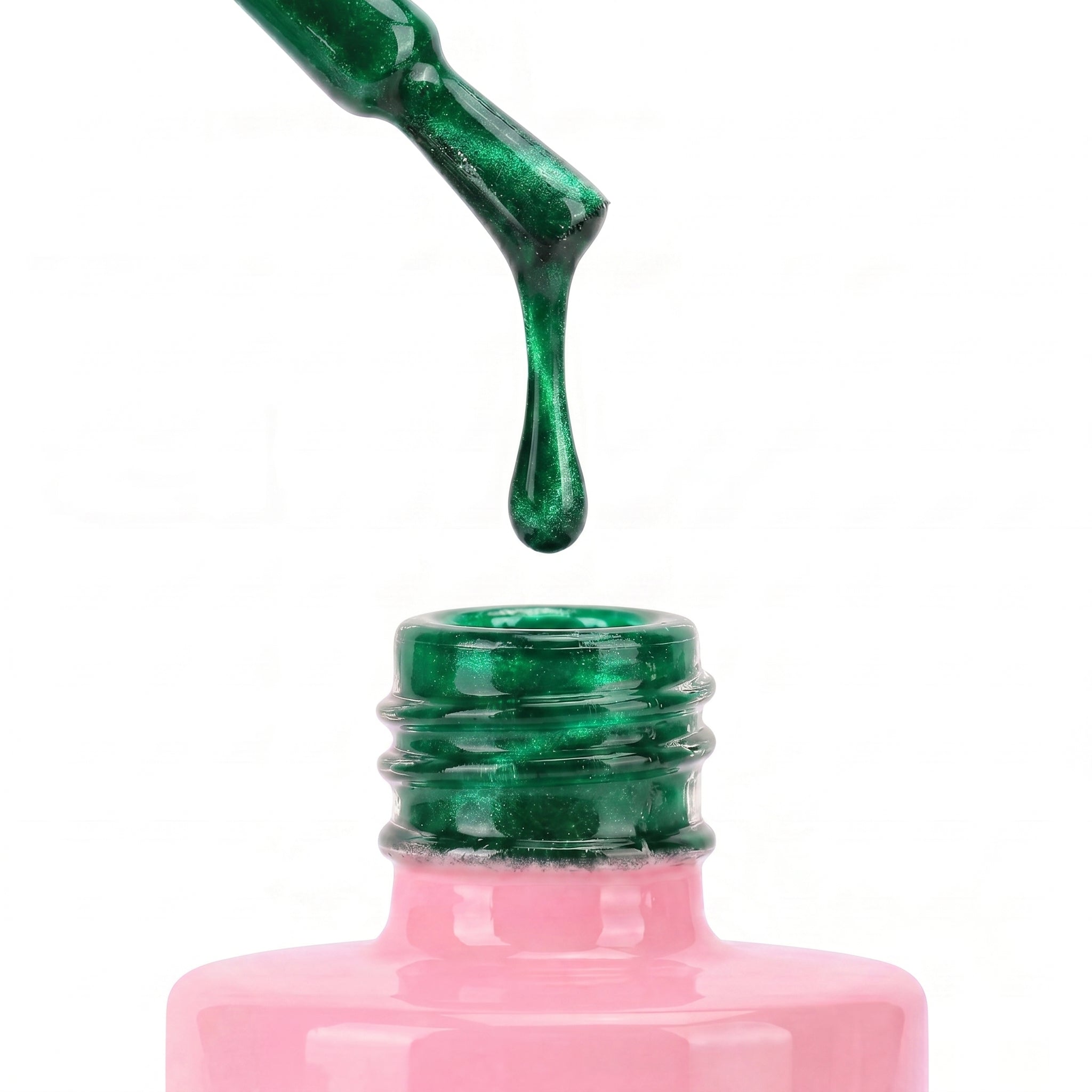 Beetles Stay ShiningImperial Emerald HEMA Free TPO Free Cat Eye Gel Nail Polish with Magnetic 15ml