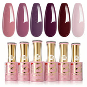 Beetles Stay Shining Rose Petals HEMA Free TPO Free 6 Colors Gel Nail Polish Set 7.5ml