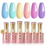 Beetles Stay Shining Fairy Tale Dream HEMA Free TPO Free 6 Colors Gel Nail Polish Set 7.5ml