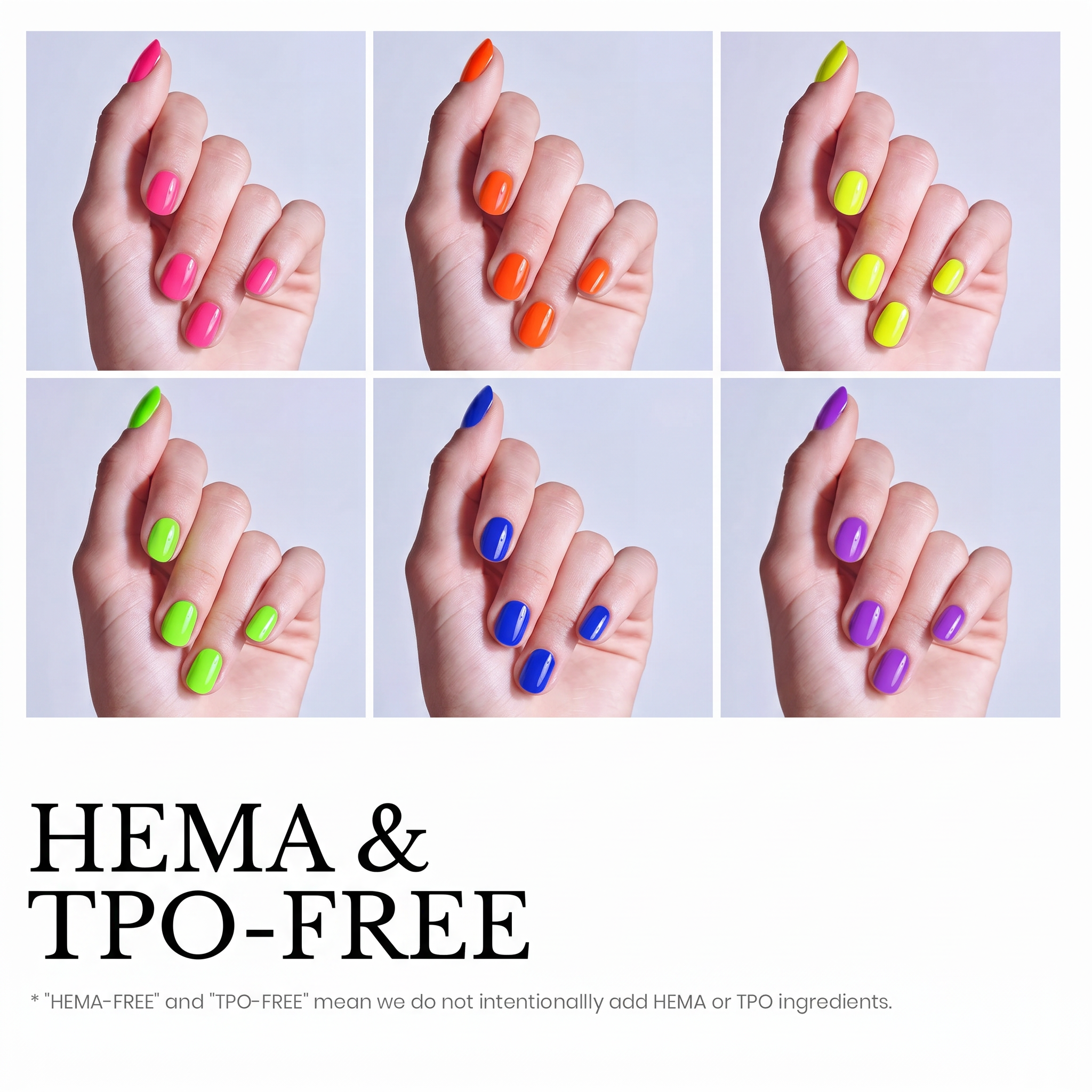 Beetles Stay Shining Tropical Mood HEMA Free TPO Free 6 Colors Gel Nail Polish Set 7.5ml