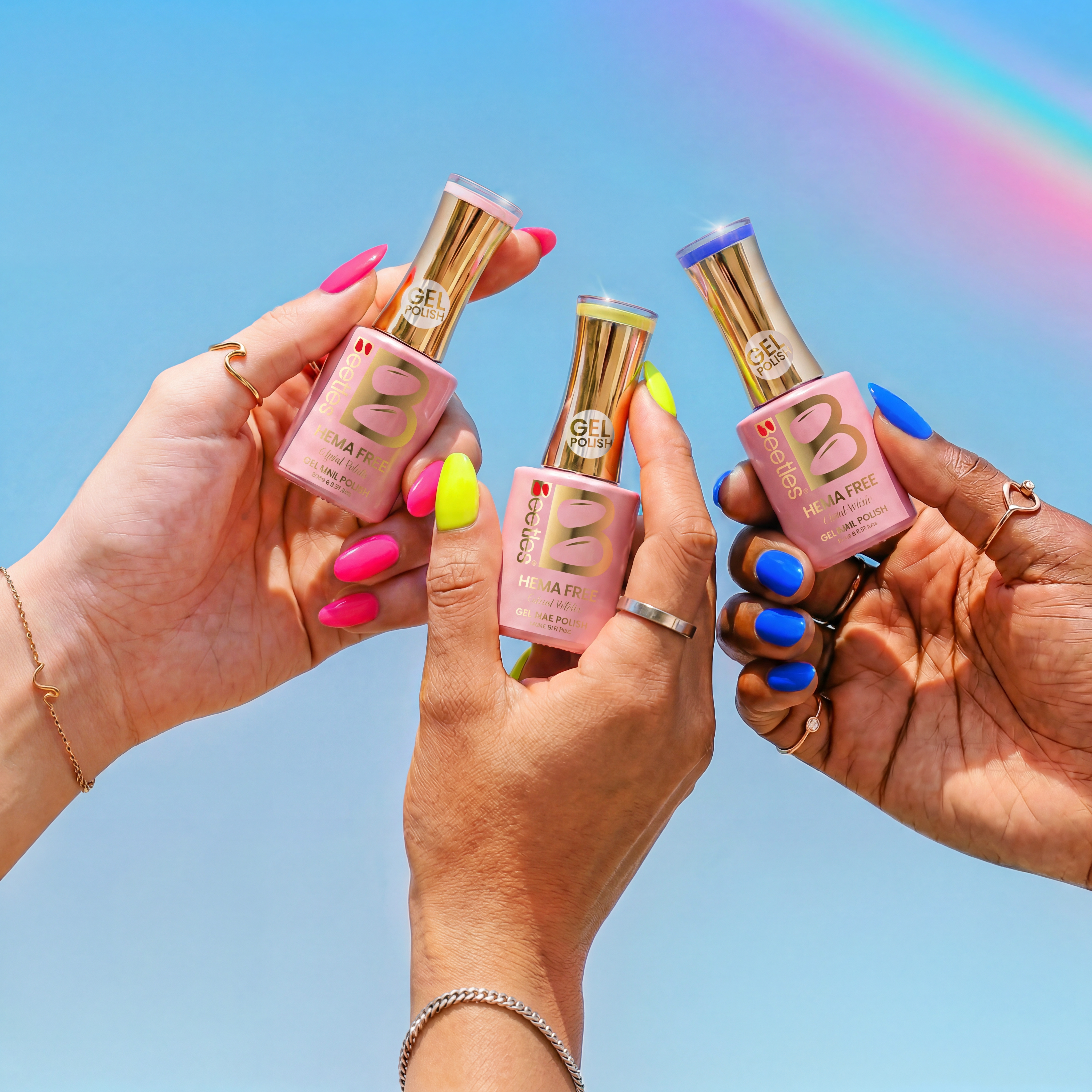 Beetles Stay Shining Tropical Mood HEMA Free TPO Free 6 Colors Gel Nail Polish Set 7.5ml
