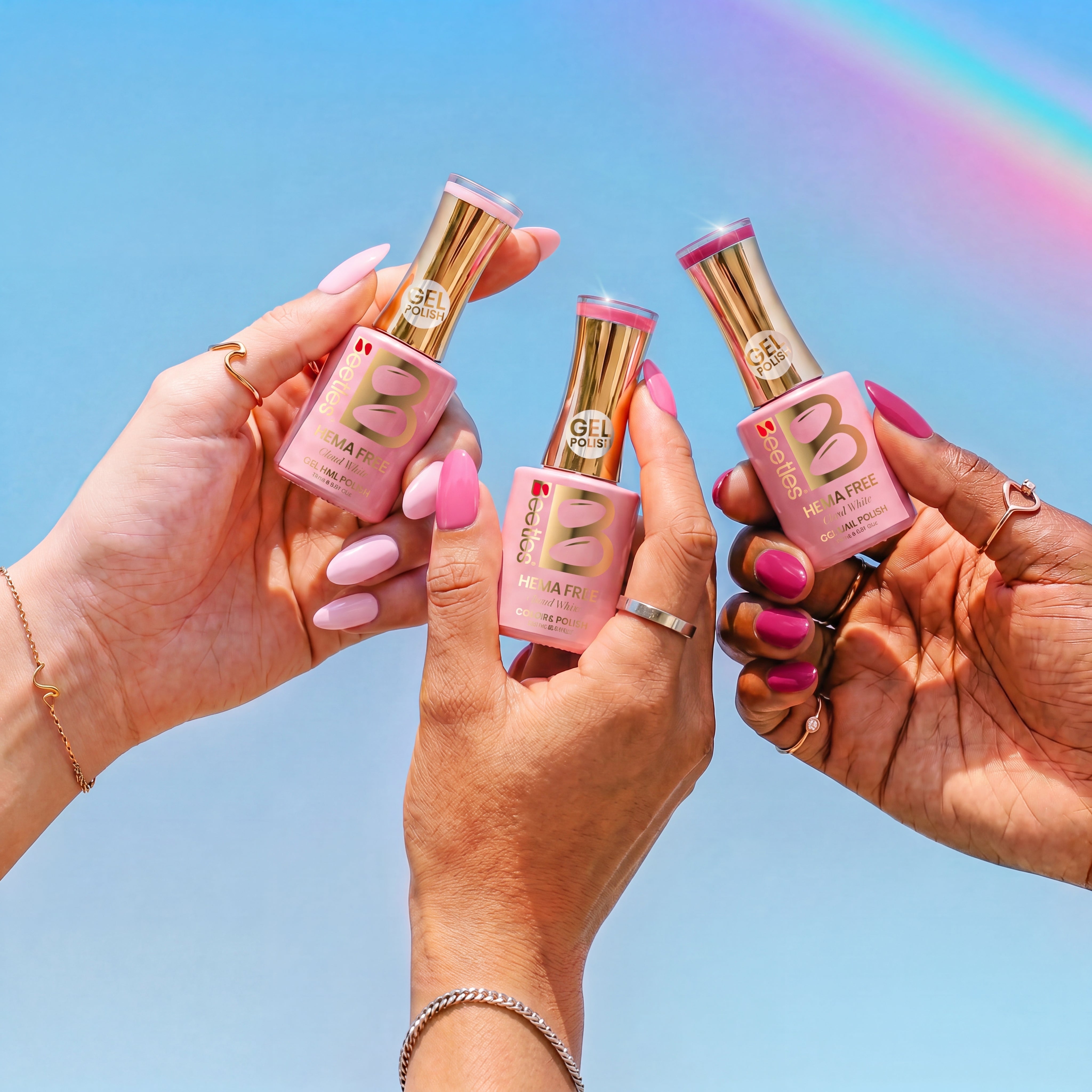 Beetles Stay Shining Romance in Air HEMA Free TPO Free 6 Colors Gel Nail Polish Set 7.5ml
