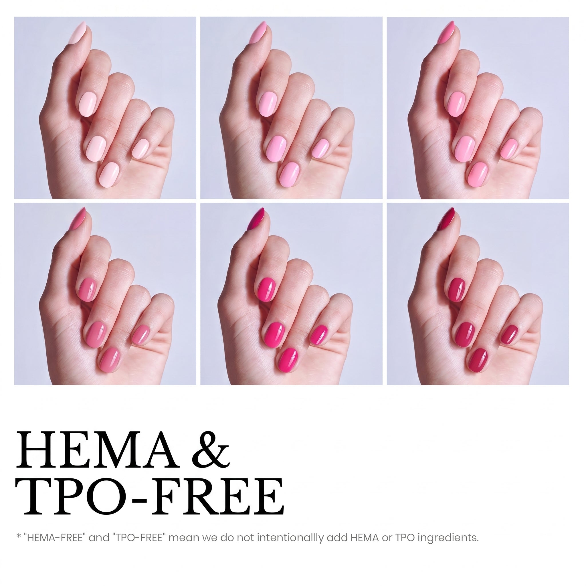 Beetles Stay Shining Romance in Air HEMA Free TPO Free 6 Colors Gel Nail Polish Set 7.5ml