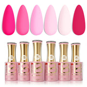 Beetles Stay Shining Romance in Air HEMA Free TPO Free 6 Colors Gel Nail Polish Set 7.5ml