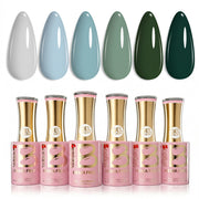 Beetles Stay Shining Boundless Forest HEMA Free TPO Free 6 Colors Gel Nail Polish Set 7.5ml