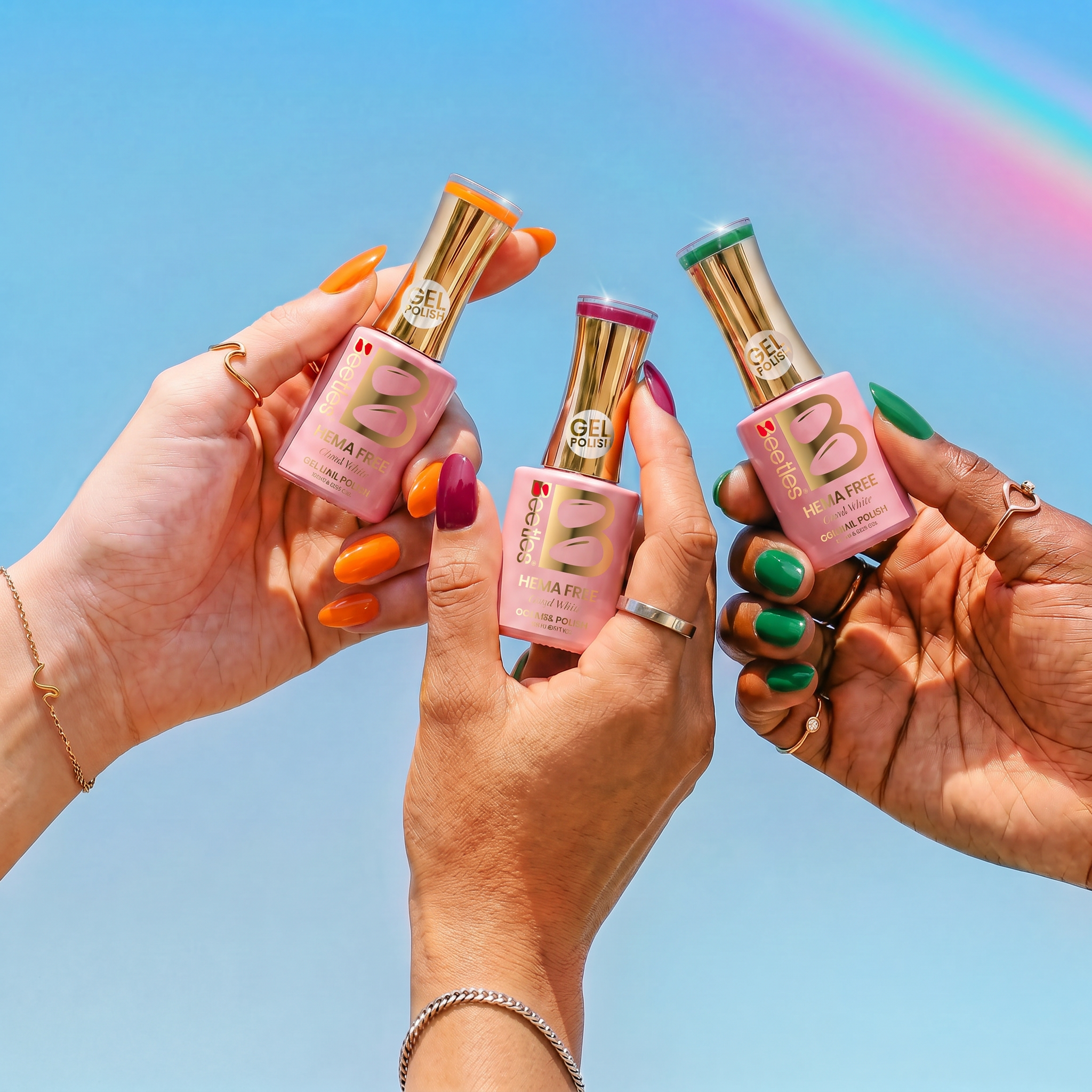 Beetles Stay Shining Autumn Prism HEMA Free TPO Free 6 Colors Jelly Gel Set 7.5ml