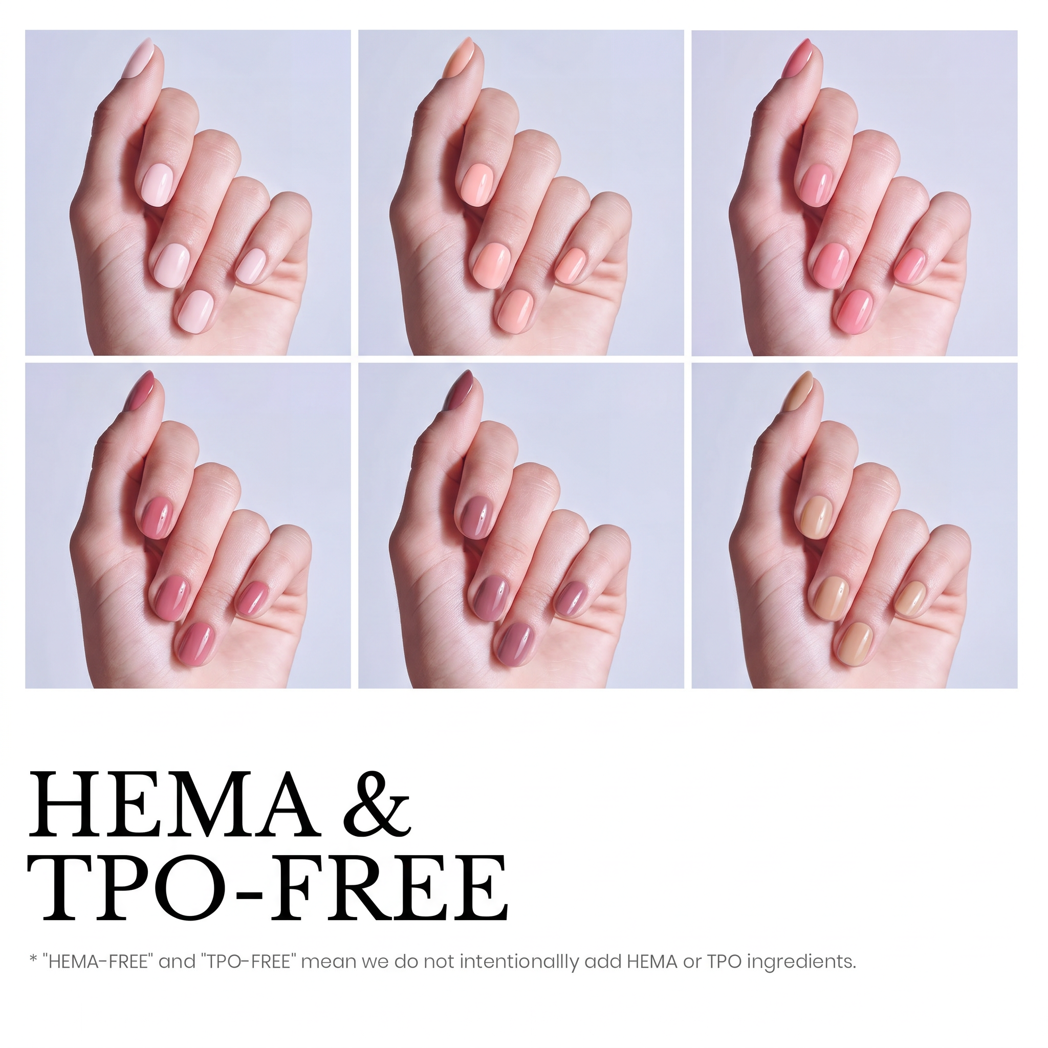 Beetles Stay Shining Drunken Rose HEMA Free TPO Free 6 Colors Jelly Gel Set 7.5ml