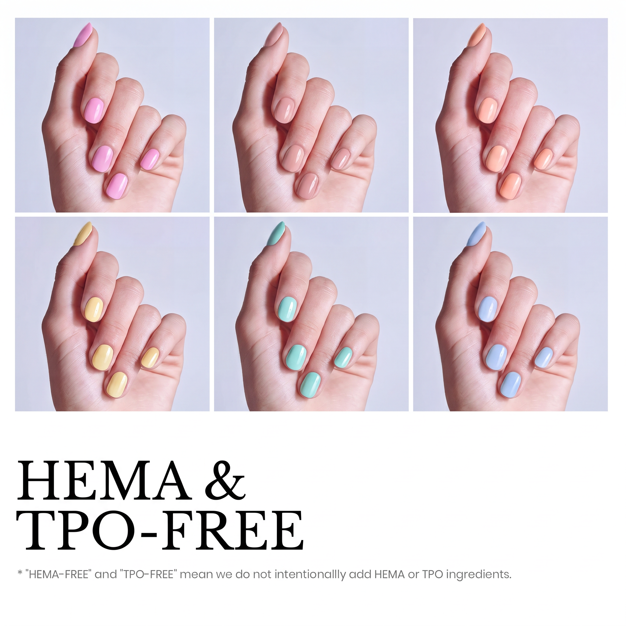 Beetles Stay Shining Candy Jelly HEMA Free TPO Free 6 Colors Jelly Gel Set 7.5ml