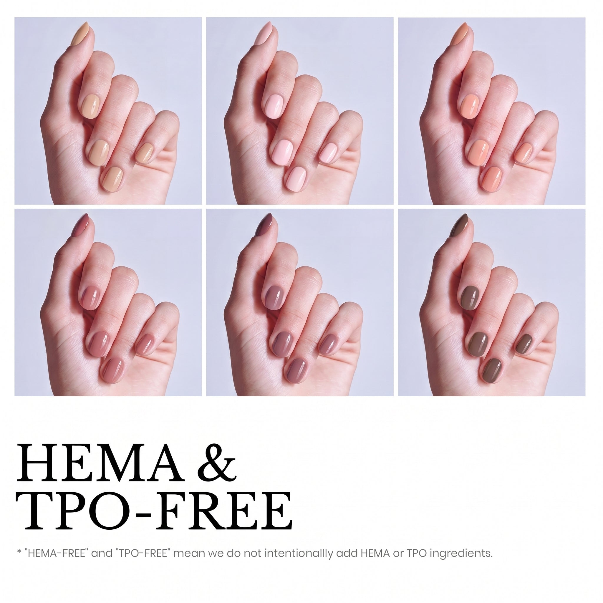 Beetles Stay Shining Charming Rose HEMA Free TPO Free 6 Colors Jelly Gel Set 7.5ml
