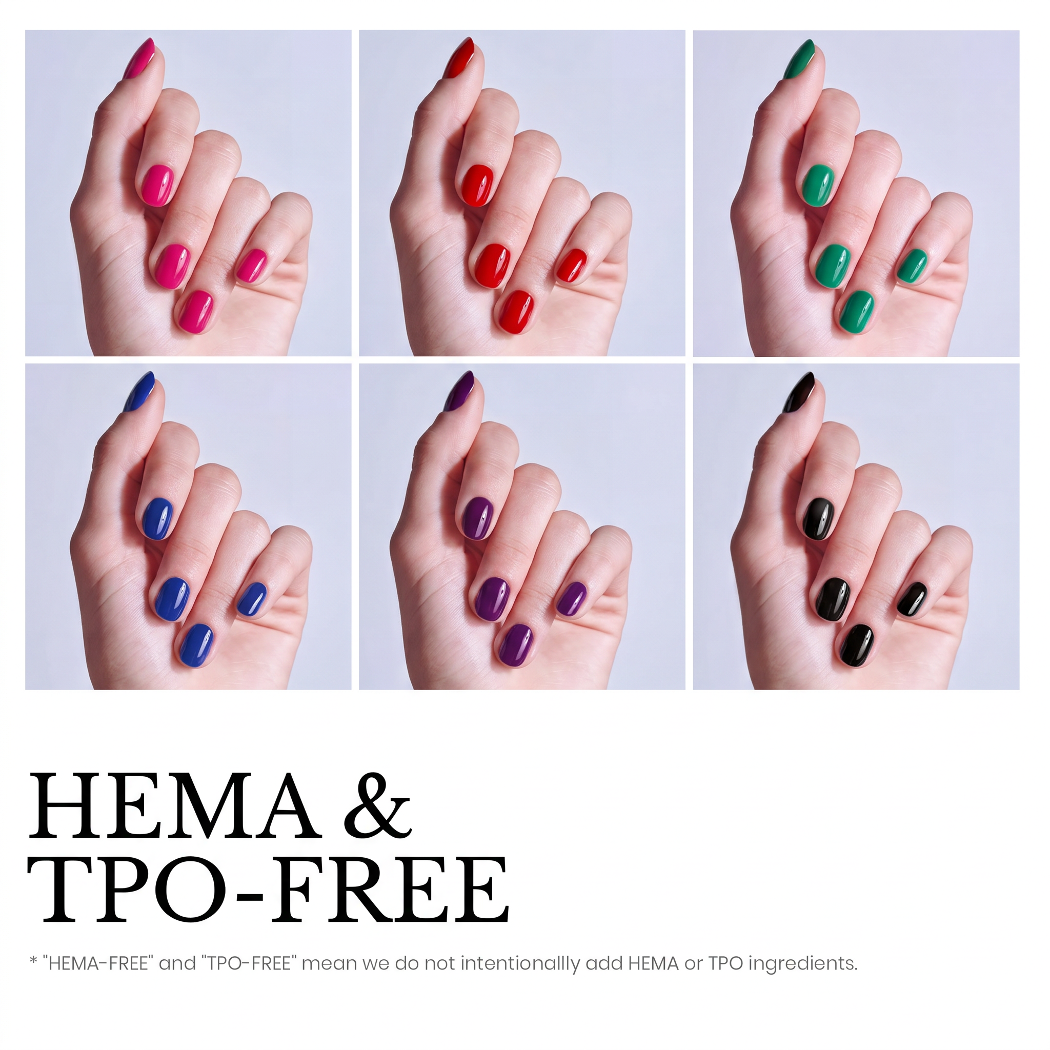 Beetles Stay Shining Jelly Magic HEMA Free TPO Free 6 Colors Jelly Gel Set 7.5ml