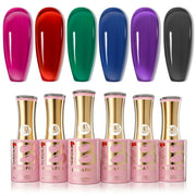 Beetles Stay Shining Jelly Magic HEMA Free TPO Free 6 Colors Jelly Gel Set 7.5ml