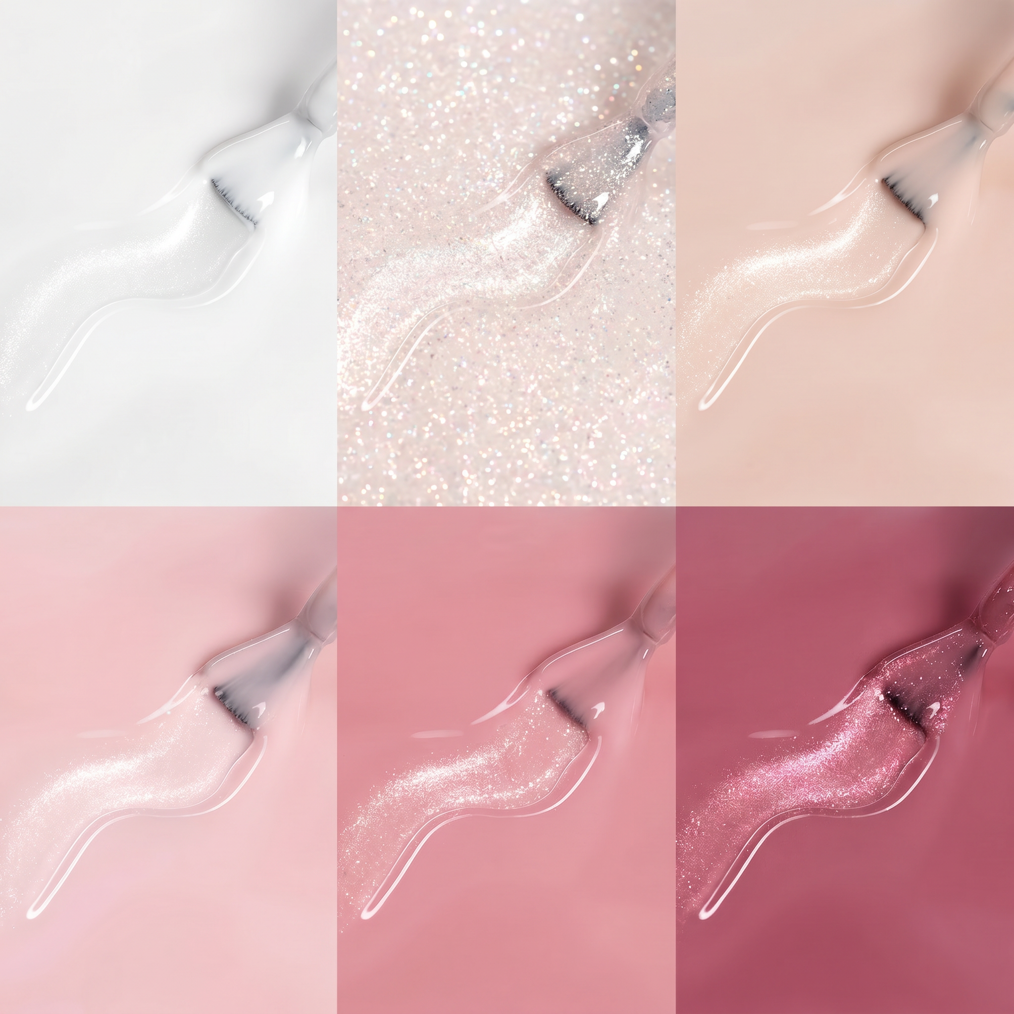 Beetles Stay Shining Whispers of Love HEMA-FREE TPO FREE Gel Nail Kit with UV Light, DIY Salon-Quality at Home