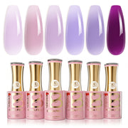 Beetles Stay Shining Amethyst Realm HEMA Free TPO Free 6 Colors Jelly Gel Set 7.5ml