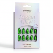 Beetles Stay Shining Midnight Moss Press On Nails