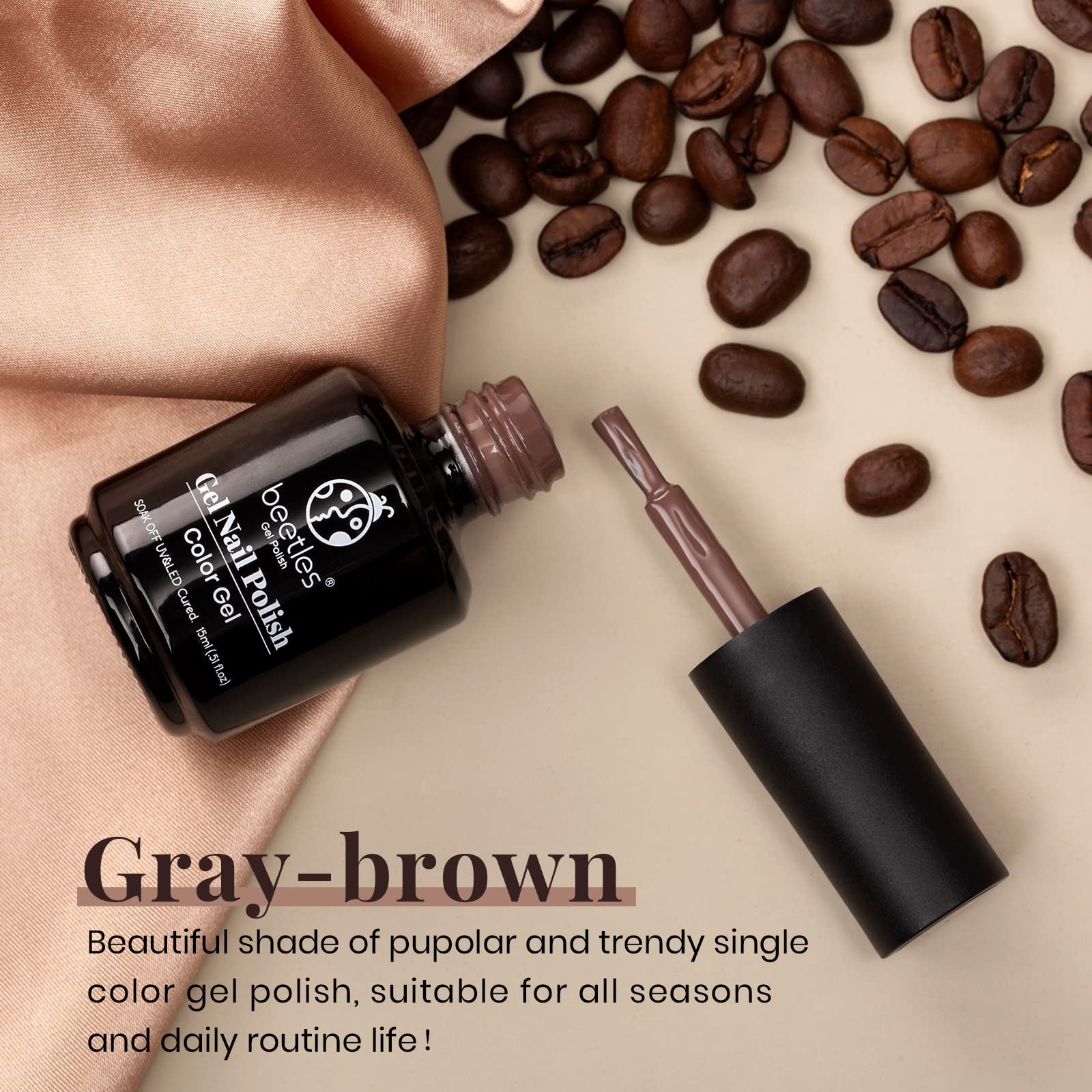 Gray Brown #b277 | 15ml Gel Polish
