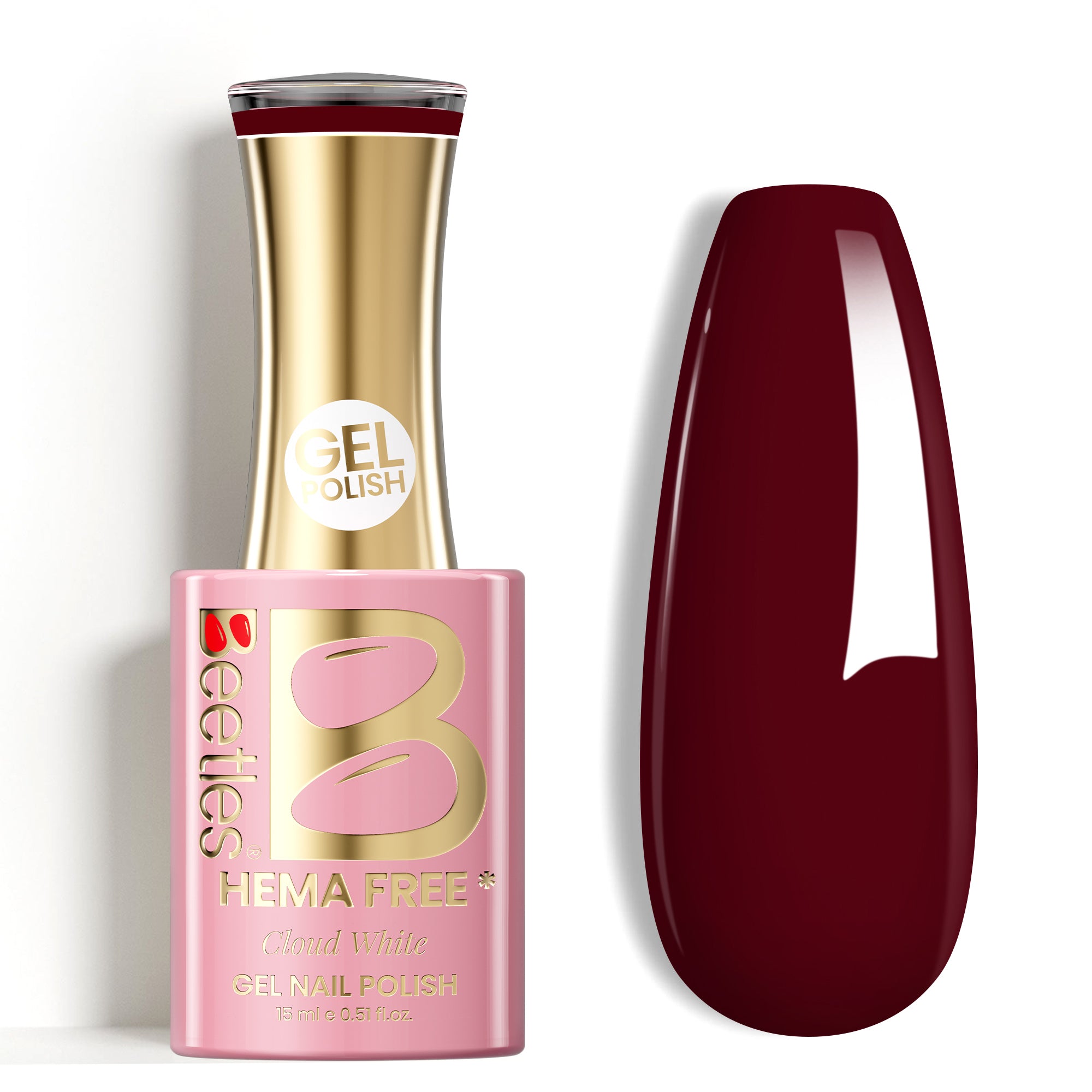 Beetles Gel Polish Stay Shining - Gel Nail Polish Chili Red Jelly Gel for Glamorous Nails | Hema Free & TPO Free