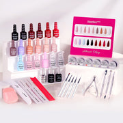 Beetles Pro Almost Okay HEMA Free TPO Free 18 Colors Gel Nail Polish Set 15ml