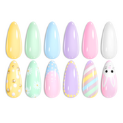 Easter Pastel Polka Dot - Beetles Summer Nails 6 Colors Gel Polish Set Candy Color