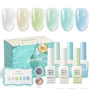 Beetles Summer Voyage - Seasalt Holiday Gel Summer Nails 6 Colors Gel Polish Set 9ml