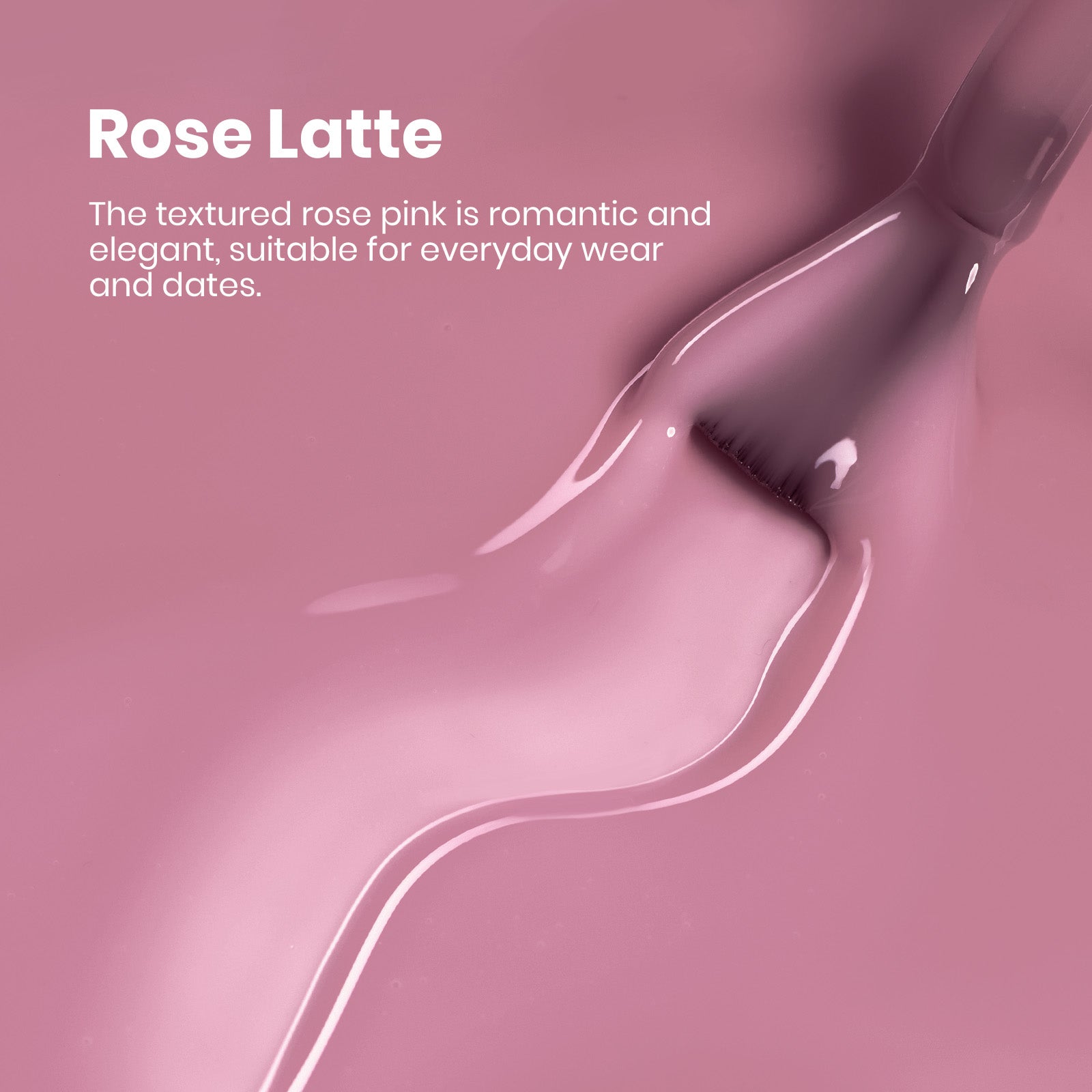 Beetles Stay Shining Collection Salon-Quality Gel Nail Polish - 15ml of Rose Latte