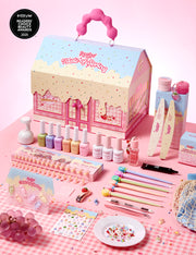 Beetles Stay Shining Taste of Spring HEMA Free TPO Free Spring Gel Polish Giftr Box 6 Colors Pastel Gel Polish Set with Base Top Coats Mini UV Lamp Press On Nails Tools, Complete DIY Manicure Set for Home Salon