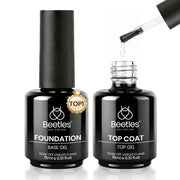 Beetles Stay Shining Base and Top Coat Set HEMA Free & TPO Free 15ml