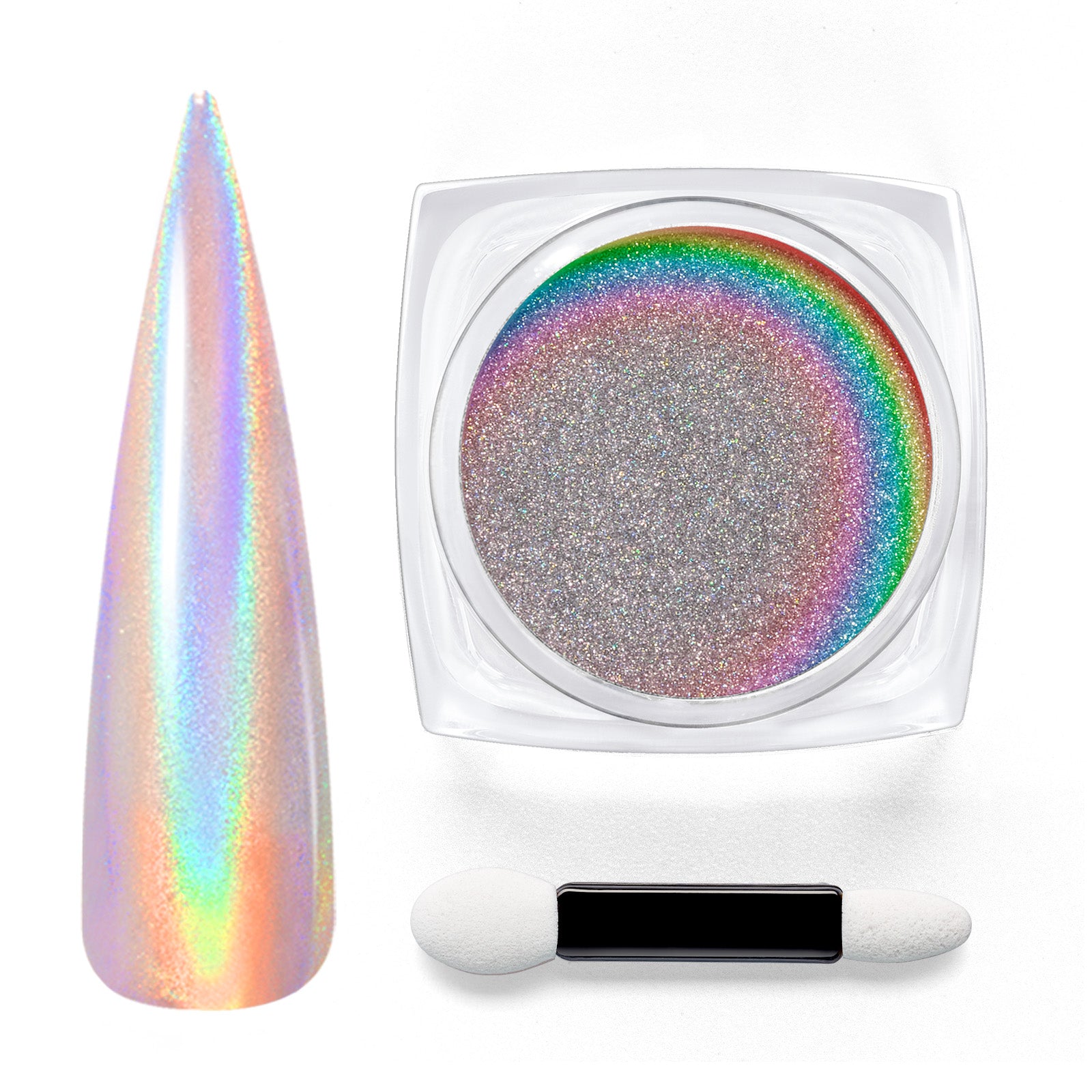 Beetles Stay Shining Holographic Effect Chrome Nail Powder Set