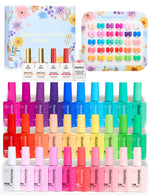 Summer Garden | 30 Trending Summer Colors HEMA Free With Top And Base Coat 10ml