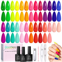 Neon Summer Gel - 25 Gel Colors Set Summer Rainbow Nails