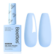 beetles Gel Polish Hema Free Light Blue Gel Nail Polish Soak Off Uv LED Nail Lamp 15ml DIY Home Manicure Salon Gift for Women Blue Memories