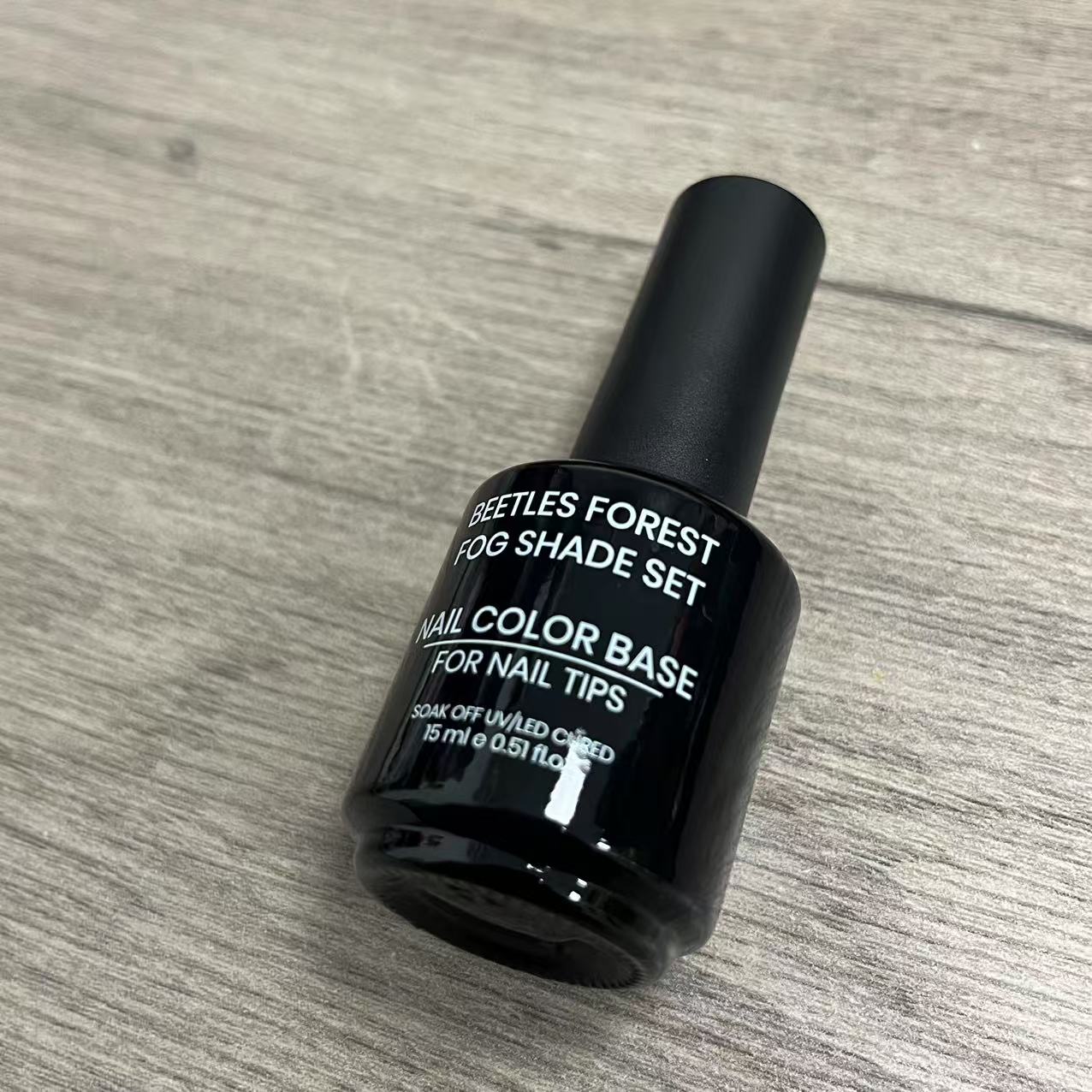 Beetles Forest Fog Shade Set Color Base Gel Nail Polish, 1pcs 15ml Rubber Base Builder Neutral Nude Gel Base Coat Warm Jade Nail Polish, Base Coat Nail Strengthener Soak Off UV LED light Needed