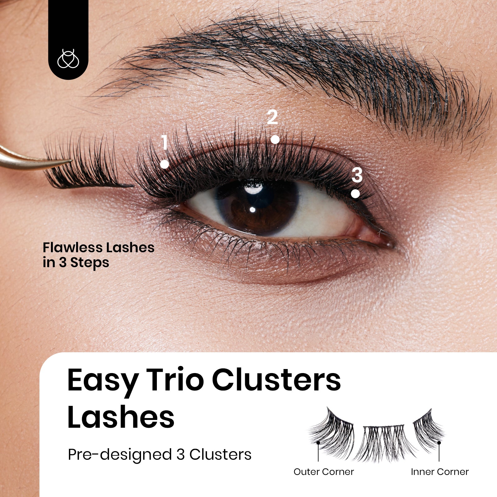 False Eyelash Clusters Kit| Essential Collection 3 Styles 6ct