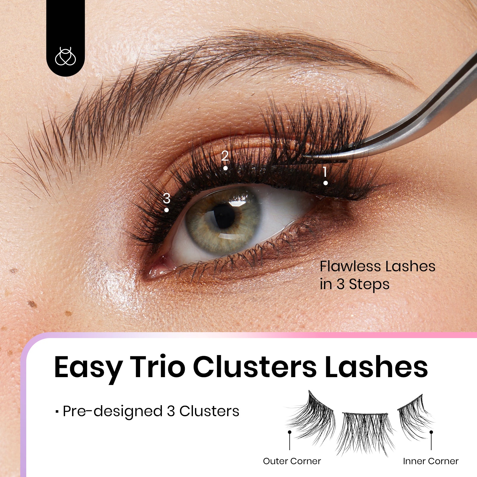 False Eyelash Clusters Kit| Animal Magic 3 Styles 6ct