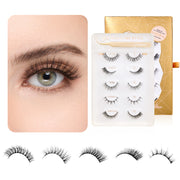 False Eyelash Clusters Kit| Essential Collection 5 Pairs