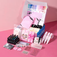 (Mother’s Day Ideal Gift) Beetles Wandering Peace DEALS BOX Spring Nails 75PCS 20 Cat Eye Glitter Colors Nail Kits