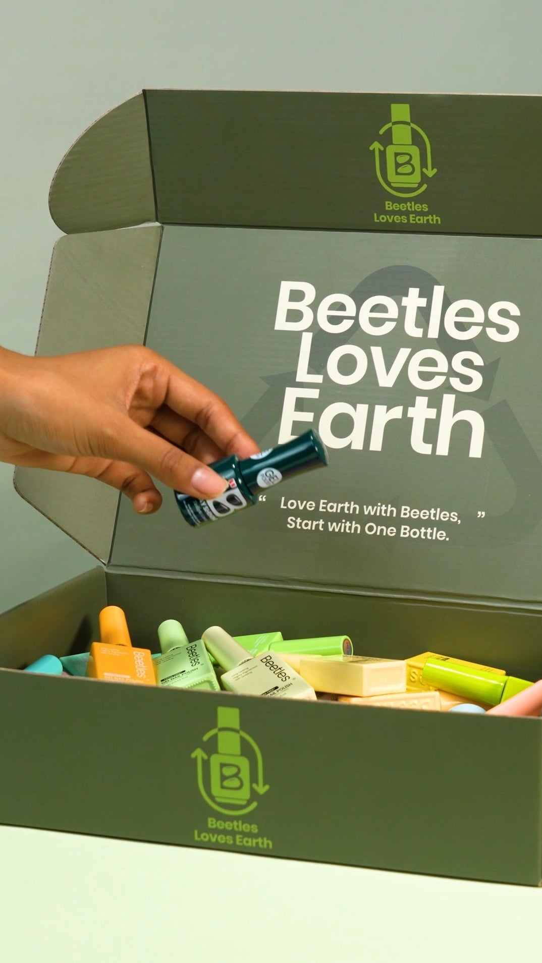 Load video: Beetles recycling program video