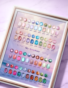 (15ml Each) Beetles Sky Symphony All Cat Eye 20 Colors Gel Nail Polish Kit