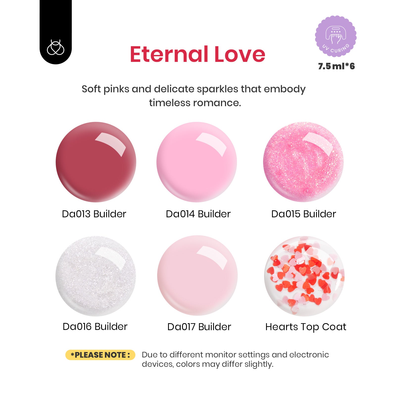 Beetles Builder Gel 5 Colors Nude Shimmer Glitter 7-in-1 Hema Free Strengther Gel with Heart Top Coat for Nail Apex Building Soak Off LED Lamp Nail Extension DIY Salon Gifts for Women